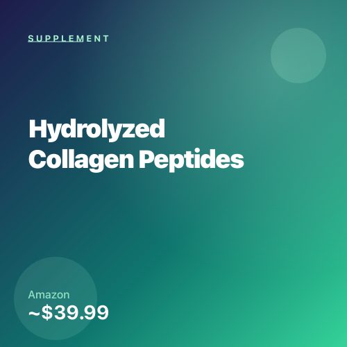 Hydrolyzed Collagen Peptides